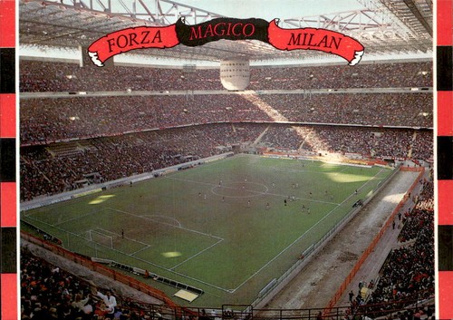 Cartolina forza magico milan - forza,