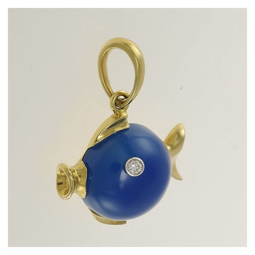 Ciondolo damiani pesciolino - ciondolo, damiani,
