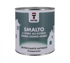 Smalto Vernice Vetrificante Protettivo Trasparente Satinato lt.0,750