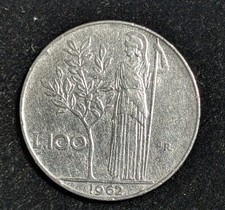 1962 R Italy 100 Lire