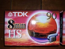 Cassette vidéo 8mm tdk 90 - 8mm,