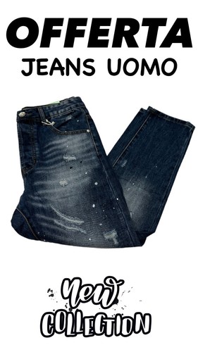 Jeans uomo denim pantaloni - jeans,