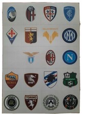 FOGLIO SCUDETTI CALCIATORI