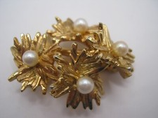 Spilla Vintage Grosse Dorata