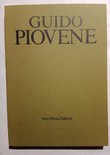 Guido piovene atti convegno - guido, a