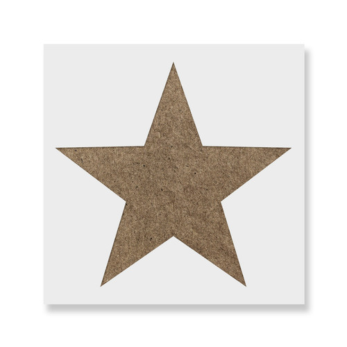 Star stencil mylar - stencil,
