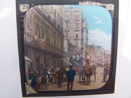 Magic lantern slide - magic,