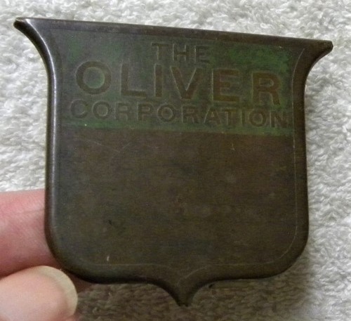 Emblema ottone per trattore - emblema, in