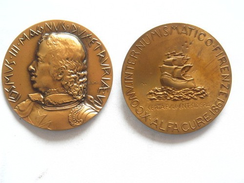 Medaglia cosimo iii medici - medaglia,