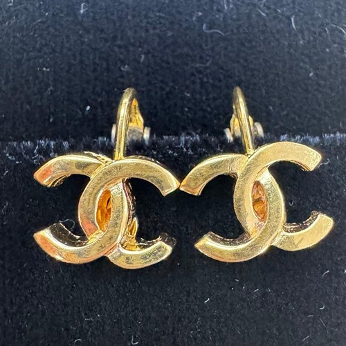 Orecchini chanel vintage logo - chanel,