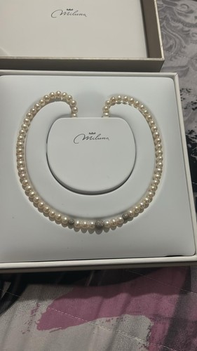 Collana perle con - di,