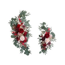 2x fiori per  nuziale, foglie