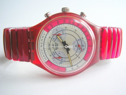 Swatch chrono flex navy berry - swatch,