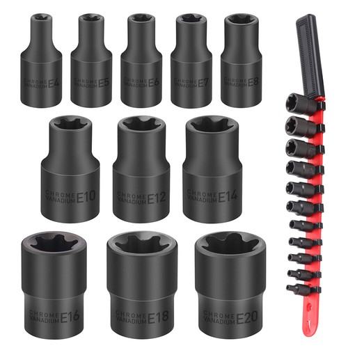 11pc female torx - female, socket