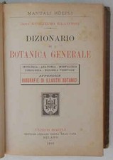 BILANCIONI Dizionario di botanica generale. 1906
