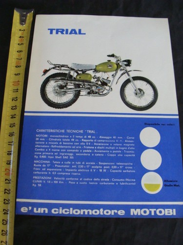 Foglio pubblicitario motobi - motobi, 49
