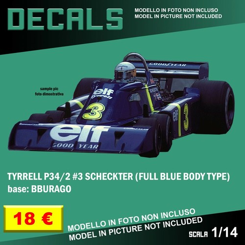 Decals repro tyrrell p34 3 - tyrrell, #3