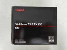 Sigma EX 10-20 mm f/3.5