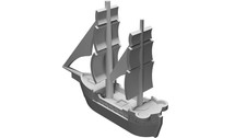 Miniatura Nave Vela Due Alberi