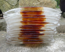 MAZZEGA MURANO DLG GAETANO SCIOLARI ERE SPATIALE ITALIE 1960/1970 PLAQUES REMPLA