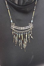 COLLANA METALLO perline  handmade gr 11  cm 26  NECKLACE