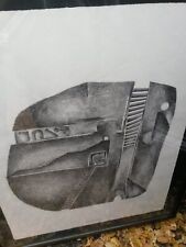 ELVIO BECHERONI matita e carboncino 50x70 AUTENTICA