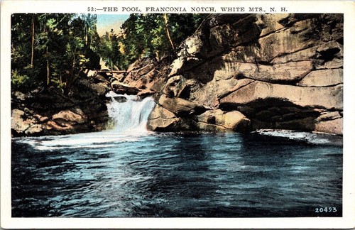 Cartolina franconia notch - franconia, pool