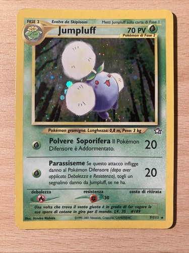 Carta pokemon jumpluff 111 - carta,