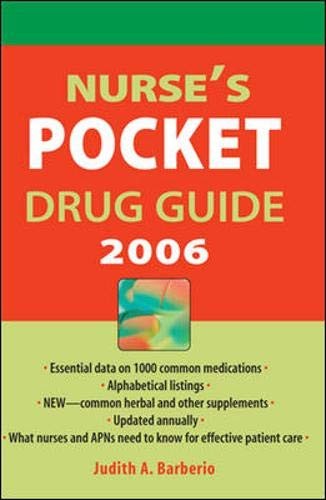 Nurse pocket drug guide 2006 - nurse's,