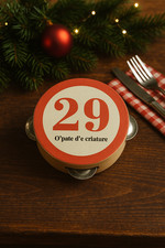 Tamburella in legno Natalizia