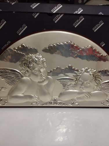 Quadro angeli placca - placca, argento