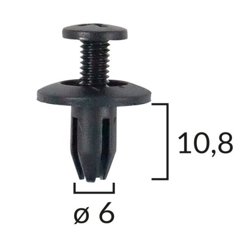 Clip tappezzeria per kia rio - clip, i