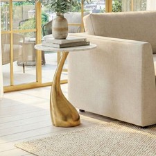 Tavolino da salotto 45cm Oro