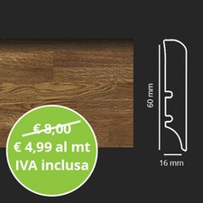 Battiscopa in Legno Massello