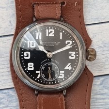 Orologio da uomo vintage in argento Zenith Land & Water Birch & Gaydon ltd