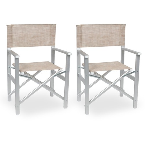 Sedia regista ketty alluminio - sedia,