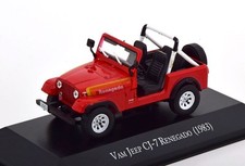 1:43 Altaya Jeep CJ-7 Renegado 1983 rosso chiaro
