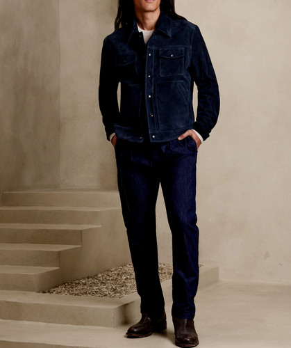 Giacca camionista uomo blu
