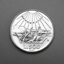 500 Lire Dante Alighieri 1965