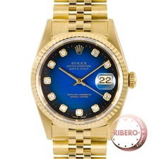ROLEX Orologi T Datejust Blu