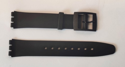 Swatch strap skin - skin, noir