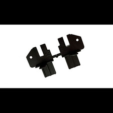 Coppia di scivoli molla con cuffia per zanzariere modello a bottoni