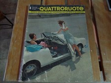 M9220 XX - RIVISTA QUATTRORUOTE APRILE 1961 ANNO VI NUMERO 64