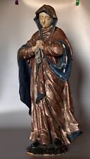 Mater Dolorosa. Magnifica scultura in legno. XVIII secolo