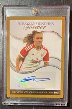 2023-24 Topps FC Bayern Forever Georgia Stanway #WA-GS Auto Gold /50