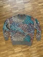 Maglione uomo Missoni maglia vero vintage made in Italy taglia L sweater knit men