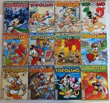 Lotto 12 Fumetti Topolino