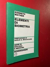 MATHER - ELEMENTI DI BIOMETRIA