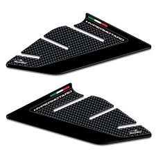 Adesivi 3d moto Protezioni Serbatoio Laterali compatibili con Ducati Hypermotard