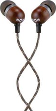 Auricolari con Microfono Cuffie Stereo con filo Nero/Legno Marley Smile Jamaica